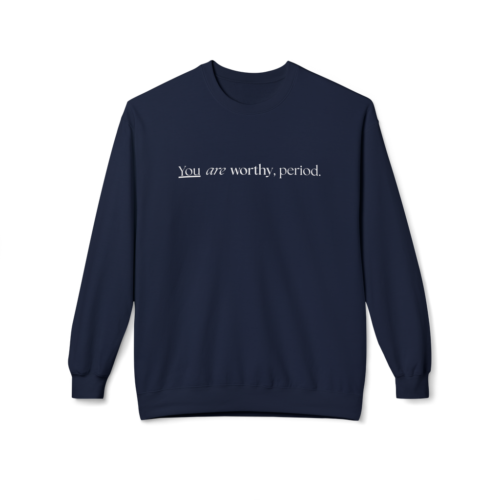 You are worthy crewneck - Stand Royal Collection