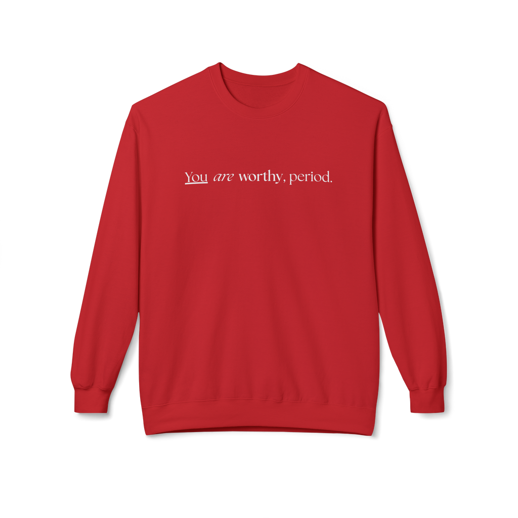 You are worthy crewneck - Stand Royal Collection